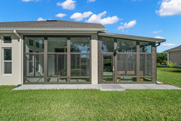 Glass Patio Enclosure - Let us enclose your lanai for all season use. Glass Patio Enclosure - Let us enclose your lanai for all season use.