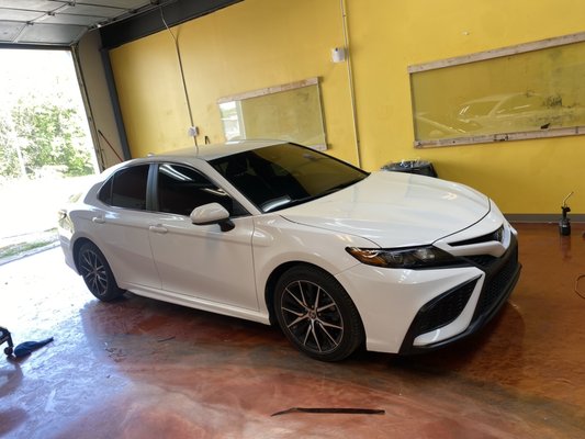 Window tint jobs - These vehicles were tinted with carbon or ceramic film
We also did an hood wrap on a car as we offer vinyl wrap services as well Window tint jobs - These vehicles were tinted with carbon or ceramic film
We also did an hood wrap on a car as we offer vinyl wrap services as well