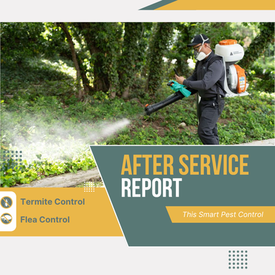 After Service Report - This is the report we send to customers after each service.
It gives a clear snapshot of the visit and next steps.

What’s inside the report:

Service summary (tech, branch, license, date & time)

Weather conditions during service

Photo log (foundation, cracks/crevices, yard, de-webbing, barrier)

Work completed & treatment highlights

Technician notes and recommendations

Seasonal tips & prevention checklist

Service info (invoice, service type, time window)

Product details (dilution, EPA reg. #, target pests) + safety notes

Feedback/review links, sustainability info, digital signature

Call us to book your first service: (984) 364-8145