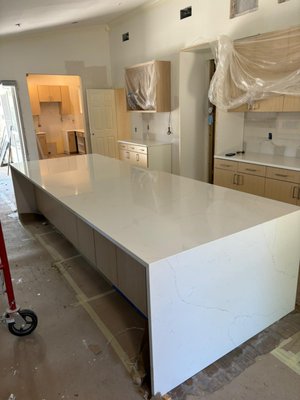 Alabaster Quartz - Take a look at this beautiful material called Alabaster White Quartz
Installed with a beautiful waterfall design on the island!
Such a beautiful modern look
Come visit V&M Granite today and get the kitchen of your dreams here we make sure to talk you through the whole process from beginning to end!
Slabs are available for sale to the public and contractors Alabaster Quartz - Take a look at this beautiful material called Alabaster White Quartz
Installed with a beautiful waterfall design on the island!
Such a beautiful modern look
Come visit V&M Granite today and get the kitchen of your dreams here we make sure to talk you through the whole process from beginning to end!
Slabs are available for sale to the public and contractors