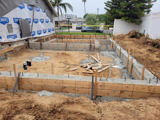Tustin ADU Project - 800 square foot ADU in Tustin on a subfloor we framed in April 2022