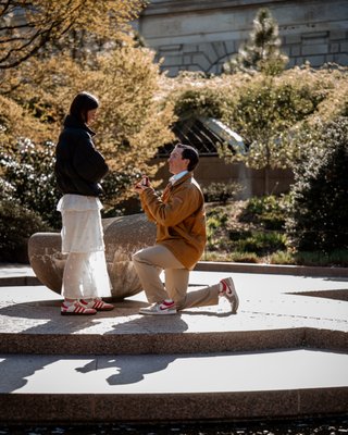 Surprise Proposal - This surprise proposal was thoughtfully planned to capture every emotion—from the anticipation to the unforgettable “yes.” I worked closely behind the scenes to stay discreet while documenting the moment as it naturally unfolded. After the proposal, we transitioned into a relaxed engagement-style session to capture portraits they’ll cherish forever. The result is a mix of candid emotion and timeless images that tell their story beautifully.