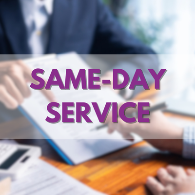 SAME-DAY SERVICE - We're here when you need us! Enjoy fast, flexible remote notarization with same-day service and availability on your schedule. Whether it’s urgent or after hours, we’re ready to help you notarize documents securely in-person or online, right from your device. Count on our convenience, reliability, and friendly service, when you need us. Call Odyssey West Notary today! SAME-DAY SERVICE - We're here when you need us! Enjoy fast, flexible remote notarization with same-day service and availability on your schedule. Whether it’s urgent or after hours, we’re ready to help you notarize documents securely in-person or online, right from your device. Count on our convenience, reliability, and friendly service, when you need us. Call Odyssey West Notary today!