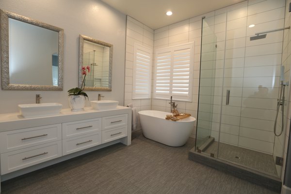 Brea Bathroom Remodel 2020 - This is a classic example of how Cabinet Magic takes an old out dated bathroom and transforms it on every level of functionality and beauty. Our customer is relaxing in this retreat. Create your retreat today and request or call for your in-home estimate now! Brea Bathroom Remodel 2020 - This is a classic example of how Cabinet Magic takes an old out dated bathroom and transforms it on every level of functionality and beauty. Our customer is relaxing in this retreat. Create your retreat today and request or call for your in-home estimate now!