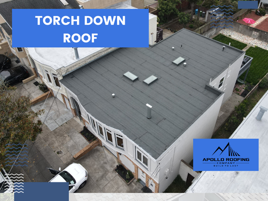 Torch Down Roof Replacement Sacramento, CA - Another clean and precise torch-down roofing project was completed in Sacramento. This flat roof required a skilled approach, from surface prep to installation, to ensure maximum durability and long-term performance. Our crew carefully removed the old materials, corrected surface inconsistencies, and installed each layer with the controlled heat application needed for a proper bond.
Torch down roofing demands expertise, and this project showcases exactly that. Every seam was sealed with precision, every detail reinforced for weather resistance, and the finished roof now provides a smooth, watertight, and long-lasting system. Apollo Roofing Company continues to be Sacramento’s trusted choice for high-quality torch-down installations built to stand up to both time and the elements. Torch Down Roof Replacement Sacramento, CA - Another clean and precise torch-down roofing project was completed in Sacramento. This flat roof required a skilled approach, from surface prep to installation, to ensure maximum durability and long-term performance. Our crew carefully removed the old materials, corrected surface inconsistencies, and installed each layer with the controlled heat application needed for a proper bond.
Torch down roofing demands expertise, and this project showcases exactly that. Every seam was sealed with precision, every detail reinforced for weather resistance, and the finished roof now provides a smooth, watertight, and long-lasting system. Apollo Roofing Company continues to be Sacramento’s trusted choice for high-quality torch-down installations built to stand up to both time and the elements.