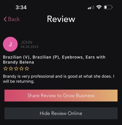 Reviews - See what some of my clients have to say about their experience. Reviews - See what some of my clients have to say about their experience.