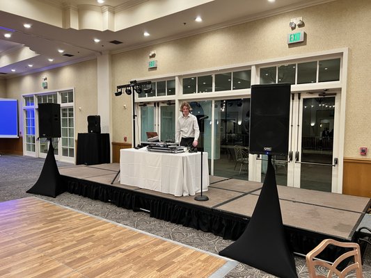 Corporate Holiday Party - We provided dinner music, MC services, and dance music that made the night unforgettable at Los Coyotes Country Club. Make your next corporate holiday party one to remember with Dahl Entertainment!