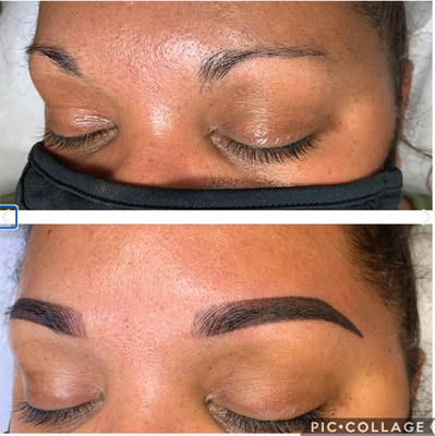 Eyebrow Microblading - Eyebrow Microblading – also known as Microstroking, and Feather Brows is an advanced manual method of semi-permanent makeup, which is achieved by utilizing a hand-held tool that deposits pigment into the superficial layer of your skin. This feathering technique gives an overall natural-look as it creates thin, hair-like strokes in the desired areas of the supraorbital ridge, or brow ridge. As mentioned earlier, this method does not deeply penetrate the deep layer of the epidermis, thus, it is considered semi-permanent, which lasts anywhere from 12-24 months.

At UVO, our highly trained Eyebrow Microblading technician takes approximately 2 hours for the initial appointment and 1.5 hours for the second appointment. We highly recommend the second appointment as it insures that the eyebrow Microblading heals as it should and to correct any areas where the ink may have been rejected during the initial appointment.