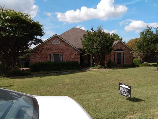 Haslet roof - This is a repeat customer! We met with her insurance company and they agreed that the roof needed to be replaced again. Our warranty also gives you a roofer for life! Haslet roof - This is a repeat customer! We met with her insurance company and they agreed that the roof needed to be replaced again. Our warranty also gives you a roofer for life!
