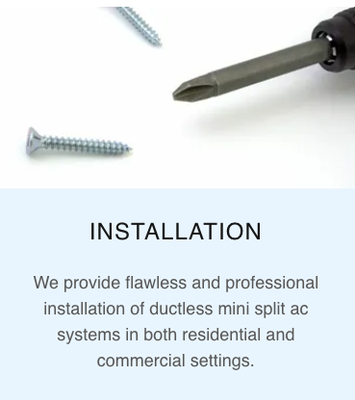Installation - Installation, service cleaning Installation - Installation, service cleaning