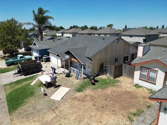 T1-T11 Siding and exterior paint - We  were able to give this home almost a complete makeover with new T1-T11 siding and a fresh coat of exterior paint. We also did this clients roof a month prior with beautifully installed shingles.