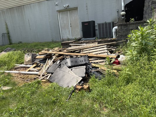 Junk removal - Customer had a big pile of old decking and wood scraps, we clean up the pile left it spotless then helped customer clean out rest of home, he sold his house and he called us to come clean it up. Customer was very satisfied Junk removal - Customer had a big pile of old decking and wood scraps, we clean up the pile left it spotless then helped customer clean out rest of home, he sold his house and he called us to come clean it up. Customer was very satisfied