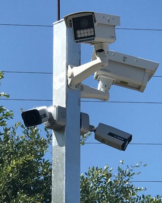 HOA Security - We installed cameras throughout various locations in this community, including pool areas, gates, mailboxes, entrances, exits, etc.