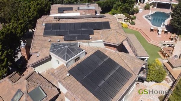 Solar Energy System Mulholland Area - Large beautiful home in the hills used a lot of electricity.  We custom designed a solar system for them as well as installing a beautiful new roof under the solar.  Backup generator also installed.