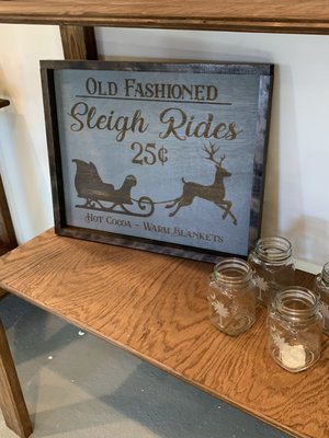 Home decor - We offer a wide variety of hand crafted home decor as well as custom orders.