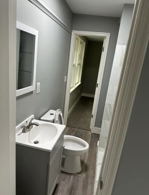 Interior Post-Construction Cleanup - After the exterior got a major upgrade, we took it inside for a full post-construction deep clean. From dust and debris to floors and surfaces, we made sure this house was spotless and ready for the next chapter!