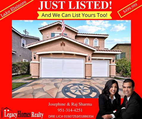 For Sale in Tuscany Hills- 23 Via De La Valle, Lake Elsinore 92532 - 🚨 Just Listed🚨 This beautiful Lake View home in city of Lake Elsinore, CA 🏠 in Tuscany Hills Community. Call us today to make this home yours.
📍 23 Via De La Valle, Lake Elsinore 92532
🛏️ 5 Bdrm | 🛁 3 Bath | 📐 3,194 SqFt, Lot 11,761
🚙 3 Car Garage
💲 Priced at: $499,999
☎️ Call 951-314-4251
➡️Legacy Homes Realty
➡️ MLS Listing ID: SW20210999
Legacy Homes Realty
Josephine & Raj Sharma
951-314-4251
DRE LIC#01507253/01886334
#legacyhomesrealty #tuscanyhills #lakeelsinore #lakeelsinorerealtor #lakeelsinorehomesforsale #tuscanyhillsrealestateagents #lakeelsinorehouseforsale #tuscanyhillslakeviewhomes
https://youtu.be/lYdpmHev140 For Sale in Tuscany Hills- 23 Via De La Valle, Lake Elsinore 92532 - 🚨 Just Listed🚨 This beautiful Lake View home in city of Lake Elsinore, CA 🏠 in Tuscany Hills Community. Call us today to make this home yours.
📍 23 Via De La Valle, Lake Elsinore 92532
🛏️ 5 Bdrm | 🛁 3 Bath | 📐 3,194 SqFt, Lot 11,761
🚙 3 Car Garage
💲 Priced at: $499,999
☎️ Call 951-314-4251
➡️Legacy Homes Realty
➡️ MLS Listing ID: SW20210999
Legacy Homes Realty
Josephine & Raj Sharma
951-314-4251
DRE LIC#01507253/01886334
#legacyhomesrealty #tuscanyhills #lakeelsinore #lakeelsinorerealtor #lakeelsinorehomesforsale #tuscanyhillsrealestateagents #lakeelsinorehouseforsale #tuscanyhillslakeviewhomes
https://youtu.be/lYdpmHev140