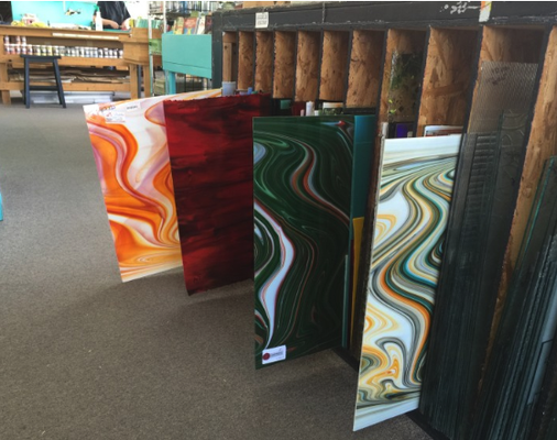 Fusing Supplies - We carry a large selection of glass fusing supplies including both COE 90 and COE 96. We carry the entire COE 96 product lines from Uroboros Glass and Oceanside Glass companies. We also stock a large selection of COE 90 fusing glass from Bullseye and Uroboros.  We have a selection of dichroic fusing glass, fusing frit, stringers, noodles and other accessories!