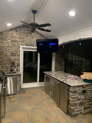 Outside Pavilion TV job! - Fun Outside pavilion project- Two Tv installations. Beautiful summer setting by customers pool.
Quality Work! Great Price! Outside Pavilion TV job! - Fun Outside pavilion project- Two Tv installations. Beautiful summer setting by customers pool.
Quality Work! Great Price!
