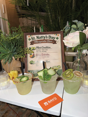 A festive night for St. Natty’s Day 🍀🍸 - Taco night meets margarita bar, with custom cocktails, fresh garnishes, and a setup designed to match the celebration. A fun, vibrant birthday we won’t forget.