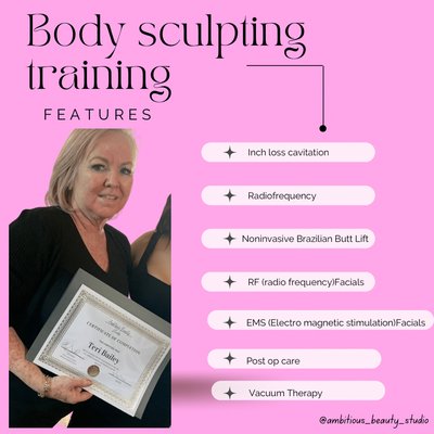 Body contouring courses - make at least $500.00 a day $2500 a week !!!! Which brings you an estimate of at least $10,000 a month! 💰👑
COURSE PRICE only $1,795.00 machine included ! PAYMENTS AVAILABLE. ! ✨
INVEST FOR A BETTER LIFE ! 🔥🎉💰
Would you like to start a new journey, working for yourself, making your own schedule, and being able to live the life you ever wanted ! Enter this amazing revolutionary, growing by the day career of non invasive body sculpting 🔥 get yourself your one on one training!
Learn ; ✨Laser Liposuction ✨Cavitation Therapy (inch-loss treatment) ✨Vacuum Therapy(cellulite treatment)
✨Radio Frequency(skin tighteting treatment)
✨Non invasive Brazilian butt lift✨EMS/ EL/ RF Facial
3x Certification (non invasive bbl, non-invasive body
sculpting, EMS EL facial)
Course includes ✨BBL Machine
✨6 in one Cavitation
Machine ✨Hands on training (live model)
✨Liability Consent Forms ✨Manual
✨Ongoing Mentorship ✨Marketing Tips
#postopcare #postopcaretraining #noninvasivebodycontouring #noninvasivelipo #bodysculptingtraining #onlinetraining #oneononetraining #becomeyourownboss #bossbabes #womenowned #womenownedbusiness Body contouring courses - make at least $500.00 a day $2500 a week !!!! Which brings you an estimate of at least $10,000 a month! 💰👑
COURSE PRICE only $1,795.00 machine included ! PAYMENTS AVAILABLE. ! ✨
INVEST FOR A BETTER LIFE ! 🔥🎉💰
Would you like to start a new journey, working for yourself, making your own schedule, and being able to live the life you ever wanted ! Enter this amazing revolutionary, growing by the day career of non invasive body sculpting 🔥 get yourself your one on one training!
Learn ; ✨Laser Liposuction ✨Cavitation Therapy (inch-loss treatment) ✨Vacuum Therapy(cellulite treatment)
✨Radio Frequency(skin tighteting treatment)
✨Non invasive Brazilian butt lift✨EMS/ EL/ RF Facial
3x Certification (non invasive bbl, non-invasive body
sculpting, EMS EL facial)
Course includes ✨BBL Machine
✨6 in one Cavitation
Machine ✨Hands on training (live model)
✨Liability Consent Forms ✨Manual
✨Ongoing Mentorship ✨Marketing Tips
#postopcare #postopcaretraining #noninvasivebodycontouring #noninvasivelipo #bodysculptingtraining #onlinetraining #oneononetraining #becomeyourownboss #bossbabes #womenowned #womenownedbusiness