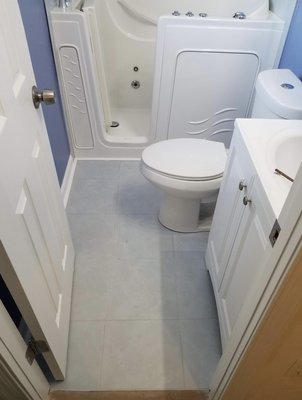 Bathroom Remodel - Check out this bathroom remodel that we completed.