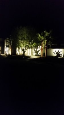 Landscape Lighting - here’s nothing like the right lighting to completely transform your outdoor space. From pathway lights that guide your way, to uplighting that highlights your favorite trees or features, landscape lighting adds both beauty and safety to your yard.

Whether you want to create a relaxing vibe for evening hangouts, boost curb appeal, or add an extra layer of security—we design and install custom lighting setups that fit your style and needs.