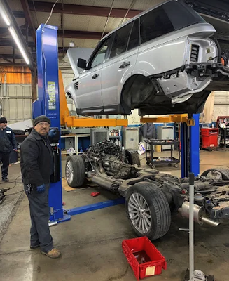 Full Service Auto Engine & Transmission Repair - Import and domestic cars, from a simple oil change to rebuilding engines and transmissions, including body damage and major collision repair Full Service Auto Engine & Transmission Repair - Import and domestic cars, from a simple oil change to rebuilding engines and transmissions, including body damage and major collision repair