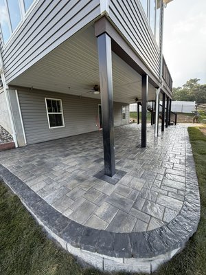 Stunning patio install - This 1000+ sq ft patio install is a beautiful addition to our clients home Stunning patio install - This 1000+ sq ft patio install is a beautiful addition to our clients home