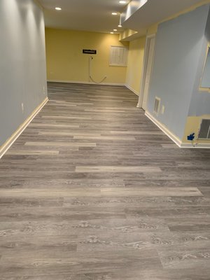 LVP Installed in Chantilly, VA 20152 - We completed LVP (Luxury Vinyl Planks) flooring installed recently for one of our customers. The customer was satisfied with the job.