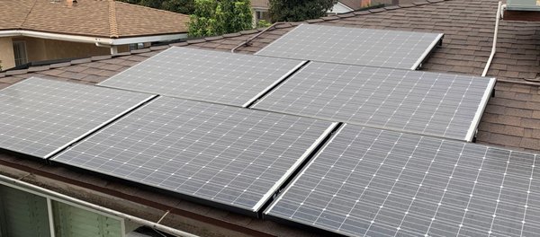 Before/After cleaning - This is a good example of before and after
Panels can produce up to 30% more energy when 
kept in top shape, Let us service your Solar Panels