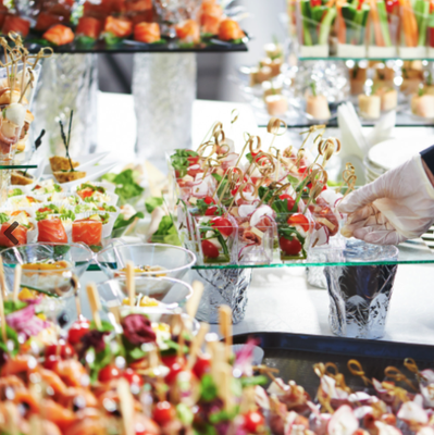 Corporate Catering - Catering for your Party
The food you serve at a company event is a reflection of your business, your management style and attitude towards your guest. make your upcoming event a success with our corporate catering services. Whether you’re hosting a business meeting, an open house, or a holiday party, we can provide delicious food and detailed, attentive service to ensure that your team or your clients know they are appreciated. Corporate Catering - Catering for your Party
The food you serve at a company event is a reflection of your business, your management style and attitude towards your guest. make your upcoming event a success with our corporate catering services. Whether you’re hosting a business meeting, an open house, or a holiday party, we can provide delicious food and detailed, attentive service to ensure that your team or your clients know they are appreciated.