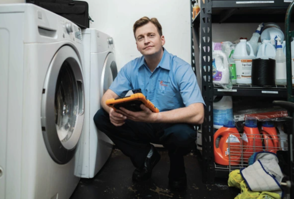 Dryer Vent Cleaning Services - Did you know that thousands of structural fires occur every year due to clothes dryers? It is estimated that those fires incur more than $100 million of property loss each year— and cause many deaths and injuries.
The most common cause of dryer fires? A clogged dryer vent, which can be prevented with a regular dryer vent cleaning service.
With more than 25 years of experience in appliance repair and maintenance, the service professionals at your local Mr. Appliance® are qualified to handle your dryer duct cleaning.
Schedule your dryer vent cleaning service with Mr. Appliance today! Dryer Vent Cleaning Services - Did you know that thousands of structural fires occur every year due to clothes dryers? It is estimated that those fires incur more than $100 million of property loss each year— and cause many deaths and injuries.
The most common cause of dryer fires? A clogged dryer vent, which can be prevented with a regular dryer vent cleaning service.
With more than 25 years of experience in appliance repair and maintenance, the service professionals at your local Mr. Appliance® are qualified to handle your dryer duct cleaning.
Schedule your dryer vent cleaning service with Mr. Appliance today!