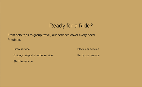 Ready For A Ride - Experience luxury with Jallatle Limo Service, your top choice for sophisticated travel in Chicago. Whether it’s a night out or a quiet ride to your destination, our limos add a touch of class to any journey.
