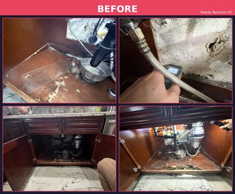 Kitchen cabinet mold remediation - 🚨 Hidden Water Damage & Mold Remediation — Kitchen Sink Cabinet
What looked like a normal kitchen was hiding a serious problem. A slow leak under the kitchen sink had been silently causing damage for months — rotting the cabinet floor, soaking through the subfloor, and allowing black mold to spread across the drywall behind the cabinets.
🔍 What we found:
Elevated moisture readings throughout the cabinet base, severely deteriorated wood, standing water, and significant mold growth on the wall and subfloor — all hidden behind closed cabinet doors.
🛠️ What we did:
Our team at Ready Restore OC extracted all affected materials, performed full mold remediation, dried the structure, and restored the cabinet interior — leaving it clean, dry, and ready for rebuild.
✅ The result:
A safe, mold-free kitchen with a fully restored cabinet interior — and peace of mind for the homeowner.
If you suspect a leak under your sink, don't wait. Hidden water damage only gets worse over time. Call Ready Restore OC today for a free inspection.
📞 Call us | 🌐 ReadyRestoreOC.com
#WaterDamage #MoldRemediation #HiddenMold #KitchenRepair #ReadyRestoreOC #OrangeCounty #WaterDamageRestoration #MoldRemoval #HomeRestoration Kitchen cabinet mold remediation - 🚨 Hidden Water Damage & Mold Remediation — Kitchen Sink Cabinet
What looked like a normal kitchen was hiding a serious problem. A slow leak under the kitchen sink had been silently causing damage for months — rotting the cabinet floor, soaking through the subfloor, and allowing black mold to spread across the drywall behind the cabinets.
🔍 What we found:
Elevated moisture readings throughout the cabinet base, severely deteriorated wood, standing water, and significant mold growth on the wall and subfloor — all hidden behind closed cabinet doors.
🛠️ What we did:
Our team at Ready Restore OC extracted all affected materials, performed full mold remediation, dried the structure, and restored the cabinet interior — leaving it clean, dry, and ready for rebuild.
✅ The result:
A safe, mold-free kitchen with a fully restored cabinet interior — and peace of mind for the homeowner.
If you suspect a leak under your sink, don't wait. Hidden water damage only gets worse over time. Call Ready Restore OC today for a free inspection.
📞 Call us | 🌐 ReadyRestoreOC.com
#WaterDamage #MoldRemediation #HiddenMold #KitchenRepair #ReadyRestoreOC #OrangeCounty #WaterDamageRestoration #MoldRemoval #HomeRestoration