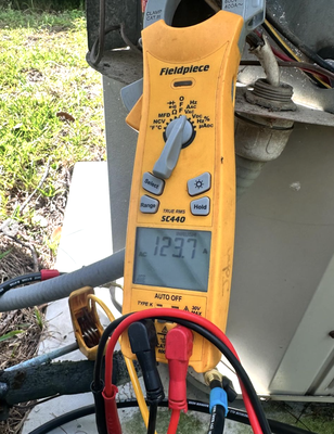 Service Repairs - New blower motor with cleaning, new compressor start assist, and a contactor.