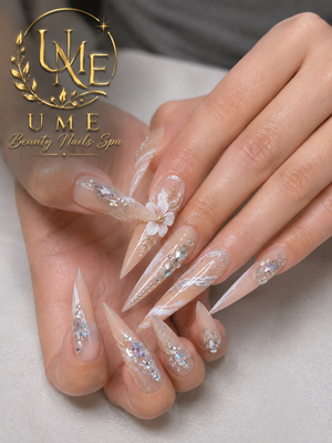 Luxury-Custom Nail Art & Designs - At UME Beauty Nails Spa, we love bringing each client’s nail vision to life. From timeless and elegant looks to trendy, creative, and detailed nail art, every set can be customized to your preferred shape, length, color, and style. Whether you have an inspiration photo or would like us to create something unique for you, our goal is to deliver beautiful, high-quality nails with careful attention to every detail. Luxury-Custom Nail Art & Designs - At UME Beauty Nails Spa, we love bringing each client’s nail vision to life. From timeless and elegant looks to trendy, creative, and detailed nail art, every set can be customized to your preferred shape, length, color, and style. Whether you have an inspiration photo or would like us to create something unique for you, our goal is to deliver beautiful, high-quality nails with careful attention to every detail.