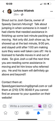 Moving help last minute? - This customer was in dire need to move from the house they sold and needed to be out of the se before the morning. We were able to unload his items into a storage and finished furnishing his new apartment for him! Moving help last minute? - This customer was in dire need to move from the house they sold and needed to be out of the se before the morning. We were able to unload his items into a storage and finished furnishing his new apartment for him!