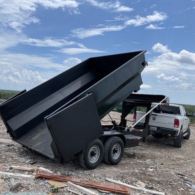 Dumpster Rental - Customer rented our 13 yard dumpster for a clean project around the house.