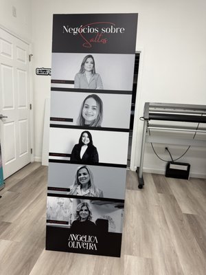 Foamboard Stands - 24"w x 60" Foamboard Stand with 48" Easel support on back Foamboard Stands - 24"w x 60" Foamboard Stand with 48" Easel support on back