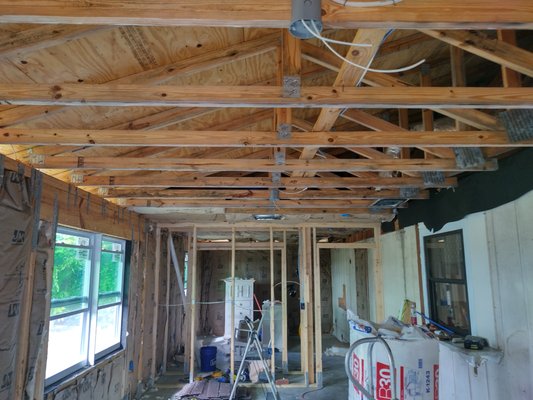 Addition completed in 2023 - Had to take over this job we did in two weeks what the other builder did in 3 months