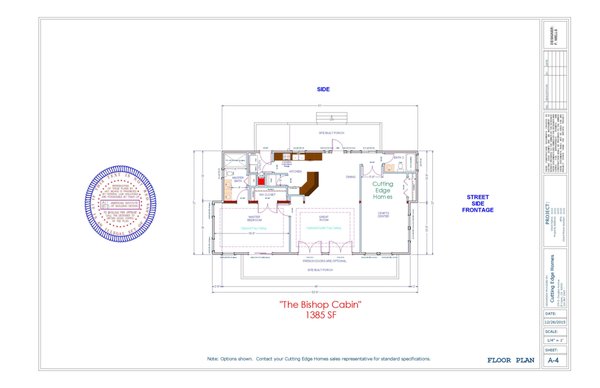 Custom Home Design - The Bishop Cabin - This wonderful client contacted us with a Manufactured Home that was falling apart. She understood the value of modular and wanted to build something that would hold value, rather than deteriorate.
She had very specific needs so I designed this home for her based upon her requirements and showed a couple of renderings of how it could be finished.
You will be able to see from "After" pictures that she chose to build concrete patios to keep costs down and decided not to bother with the accent rockwork. So, she had it built exactly as she wanted it to suit her lifestyle.
We designed this home for her several years ago and Custom Home Design - The Bishop Cabin - This wonderful client contacted us with a Manufactured Home that was falling apart. She understood the value of modular and wanted to build something that would hold value, rather than deteriorate.
She had very specific needs so I designed this home for her based upon her requirements and showed a couple of renderings of how it could be finished.
You will be able to see from "After" pictures that she chose to build concrete patios to keep costs down and decided not to bother with the accent rockwork. So, she had it built exactly as she wanted it to suit her lifestyle.
We designed this home for her several years ago and