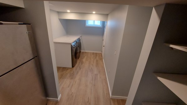 Laundry room renovation 2023 - This laundry room was the last room in my client's house to be finished. Everything done in house from top to bottom. Happy clients (: