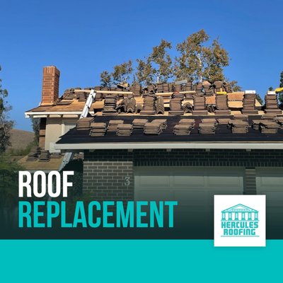 Roof Replacement - Our roofing company works hard to establish customer service standards and lasting relationships. Hercules Roofing stays on track with the latest roofing techniques and innovative technology. 

We will handle any roof repair or roof replacement issues with professional expertise and attention to detail. 

Do you need innovative design options for modern roofing solutions? Our professionals work with different roofing types every day — ask us how we can help you with quality repairs or roof replacements.