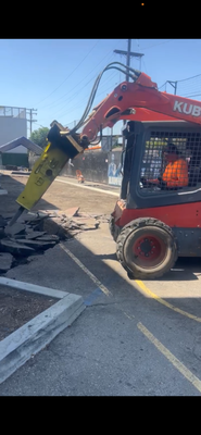 Concrete removal - This removal service was for a high school in Huntington park. Our completed project demonstrates our ability to handle jobs of every size. Concrete removal - This removal service was for a high school in Huntington park. Our completed project demonstrates our ability to handle jobs of every size.