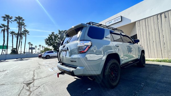 4Runner 2023 LLUMAR films including front windshield - This 4Runner was tinted at our Norwalk shop with LLUMAR ceramic film including front windshield. Our customer used LLUMAR ctx 5% shade and 50% shade front windshield best for heat reduction. 4Runner 2023 LLUMAR films including front windshield - This 4Runner was tinted at our Norwalk shop with LLUMAR ceramic film including front windshield. Our customer used LLUMAR ctx 5% shade and 50% shade front windshield best for heat reduction.