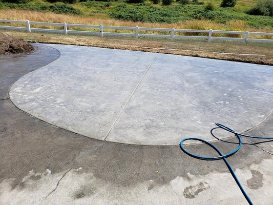 Stamped Concrete - Stamped Concrete job completed in September 2020