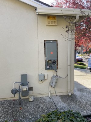Upgrade 100A to 125A Underground Solar-Ready Main Panel - Location: Sunnyvale
Existing 100A outdated and hazardous Panel, Upgrade to 125A. Upgrade 100A to 125A Underground Solar-Ready Main Panel - Location: Sunnyvale
Existing 100A outdated and hazardous Panel, Upgrade to 125A.