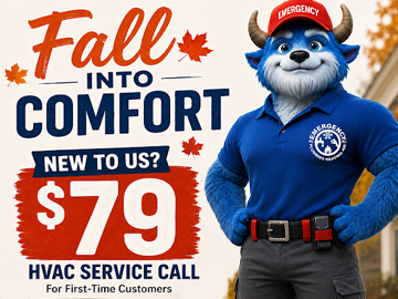 $79 HVAC Service Call for First Time Customers - As temperatures start to rise, a spring AC tune-up is essential to keep your system running efficiently, prevent unexpected breakdowns, and extend the life of your unit before the summer heat hits. Regular maintenance helps improve energy efficiency, lower utility bills, and ensure your home stays comfortable when you need it most. Take advantage of our $79 AC Tune-Up & Safety Inspection to catch small issues early and keep your system in peak condition all season long.