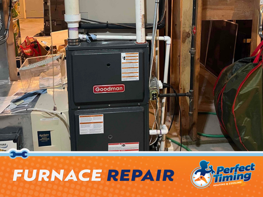 Furnace Repair - Furnace Repair Services in Litchfield County & Surrounding Areas
Expert Furnace Repairs When Connecticut Winters Are at Their Worst
A furnace breakdown never happens at a convenient time. Whether your system stops producing heat during a winter cold snap or starts showing signs of trouble before the heating season is in full swing, you need a company that responds quickly and gets the job done right.
Perfect Timing Heating & Cooling provides professional furnace repair services for homeowners throughout Litchfield County and surrounding Connecticut communities. Formerly Pelletier Mechanical Services, we’ve proudly served homeowners since 2004 and bring more than 30 years of industry experience to every repair call.
Our focus is simple: answer the phone, schedule service quickly, diagnose the problem accurately, and restore your home’s comfort with dependable workmanship and clear communication every step of the way.
Furnace Problems We Diagnose & Fix
Gas Furnace Repair
Gas furnaces are known for dependable heating, but over time they can develop issues that affect performance and reliability. Common concerns include ignition failures, burner problems, gas valve issues, airflow restrictions, thermostat malfunctions, and worn components.
Our technicians provide professional gas furnace repair services designed to restore safe, efficient operation while helping homeowners avoid unnecessary downtime during the heating season.
We carefully inspect the entire system to identify the root cause of the problem rather than simply treating the symptoms.
Electric Furnace Repair
Electric furnaces rely on heating elements, controls, electrical connections, and safety devices to provide reliable warmth. When one of these components fails, the system may struggle to heat properly or stop working altogether.
Our electric furnace repair services address a wide range of issues, including faulty heating elements, control board failures, wiring concerns, blower motor problems, and thermostat issues.
No matter the cause, our technicians work efficiently to restore dependable heating performance.
Leaking Furnace Repair
Water around a furnace should never be ignored. In some cases, leaks may be related to condensation systems, clogged drain lines, high-efficiency furnace components, or other operational concerns.
A leaking furnace can potentially lead to water damage and additional system problems if left unaddressed. Our team performs a complete inspection to determine the source of the leak and recommend the appropriate repair solution.
Warning Signs Your Furnace Needs Professional Service
Many furnace issues start with small warning signs before becoming major breakdowns.
Common indicators that you may need furnace repair services include:
No heat or insufficient heat
Uneven temperatures throughout the home
Strange noises during operation
Rising energy bills
Frequent cycling on and off
Weak airflow from vents
Unusual odors
Water leaking around the system
Difficulty maintaining thermostat settings
Addressing these problems early can often prevent more extensive repairs while helping maintain reliable comfort throughout the winter.
Our Furnace Repair Process
Full Diagnostic & Safety Inspection
Every repair begins with a thorough furnace inspection. Our technicians evaluate system performance, inspect key components, review safety controls, and identify the underlying cause of the issue.
Accurate diagnostics allow us to recommend solutions that address the actual problem rather than temporary fixes.
Safety is also a critical part of every visit, especially when servicing gas furnace systems.
Transparent Repair Pricing Before We Begin
Once we’ve identified the issue, we explain our findings in clear, straightforward terms. Homeowners receive honest recommendations and transparent repair pricing before any work begins.
As trusted furnace repair experts, we believe homeowners should have the information they need to make confident decisions about their heating system.
Certified Repairs & Complete System Test
After approval, our technicians complete the necessary repairs using quality parts and proven service procedures. Once repairs are finished, we thoroughly test the system to verify proper operation, heating performance, and safety.
If we identify maintenance-related concerns during the visit, we may recommend routine furnace maintenance services to help reduce future breakdown risks and improve system efficiency.
Furnace Repair vs. Replacement — Making the Right Decision
Not every furnace issue requires a replacement. In many cases, professional repairs can restore reliable performance and provide years of additional service. Furnace Repair - Furnace Repair Services in Litchfield County & Surrounding Areas
Expert Furnace Repairs When Connecticut Winters Are at Their Worst
A furnace breakdown never happens at a convenient time. Whether your system stops producing heat during a winter cold snap or starts showing signs of trouble before the heating season is in full swing, you need a company that responds quickly and gets the job done right.
Perfect Timing Heating & Cooling provides professional furnace repair services for homeowners throughout Litchfield County and surrounding Connecticut communities. Formerly Pelletier Mechanical Services, we’ve proudly served homeowners since 2004 and bring more than 30 years of industry experience to every repair call.
Our focus is simple: answer the phone, schedule service quickly, diagnose the problem accurately, and restore your home’s comfort with dependable workmanship and clear communication every step of the way.
Furnace Problems We Diagnose & Fix
Gas Furnace Repair
Gas furnaces are known for dependable heating, but over time they can develop issues that affect performance and reliability. Common concerns include ignition failures, burner problems, gas valve issues, airflow restrictions, thermostat malfunctions, and worn components.
Our technicians provide professional gas furnace repair services designed to restore safe, efficient operation while helping homeowners avoid unnecessary downtime during the heating season.
We carefully inspect the entire system to identify the root cause of the problem rather than simply treating the symptoms.
Electric Furnace Repair
Electric furnaces rely on heating elements, controls, electrical connections, and safety devices to provide reliable warmth. When one of these components fails, the system may struggle to heat properly or stop working altogether.
Our electric furnace repair services address a wide range of issues, including faulty heating elements, control board failures, wiring concerns, blower motor problems, and thermostat issues.
No matter the cause, our technicians work efficiently to restore dependable heating performance.
Leaking Furnace Repair
Water around a furnace should never be ignored. In some cases, leaks may be related to condensation systems, clogged drain lines, high-efficiency furnace components, or other operational concerns.
A leaking furnace can potentially lead to water damage and additional system problems if left unaddressed. Our team performs a complete inspection to determine the source of the leak and recommend the appropriate repair solution.
Warning Signs Your Furnace Needs Professional Service
Many furnace issues start with small warning signs before becoming major breakdowns.
Common indicators that you may need furnace repair services include:
No heat or insufficient heat
Uneven temperatures throughout the home
Strange noises during operation
Rising energy bills
Frequent cycling on and off
Weak airflow from vents
Unusual odors
Water leaking around the system
Difficulty maintaining thermostat settings
Addressing these problems early can often prevent more extensive repairs while helping maintain reliable comfort throughout the winter.
Our Furnace Repair Process
Full Diagnostic & Safety Inspection
Every repair begins with a thorough furnace inspection. Our technicians evaluate system performance, inspect key components, review safety controls, and identify the underlying cause of the issue.
Accurate diagnostics allow us to recommend solutions that address the actual problem rather than temporary fixes.
Safety is also a critical part of every visit, especially when servicing gas furnace systems.
Transparent Repair Pricing Before We Begin
Once we’ve identified the issue, we explain our findings in clear, straightforward terms. Homeowners receive honest recommendations and transparent repair pricing before any work begins.
As trusted furnace repair experts, we believe homeowners should have the information they need to make confident decisions about their heating system.
Certified Repairs & Complete System Test
After approval, our technicians complete the necessary repairs using quality parts and proven service procedures. Once repairs are finished, we thoroughly test the system to verify proper operation, heating performance, and safety.
If we identify maintenance-related concerns during the visit, we may recommend routine furnace maintenance services to help reduce future breakdown risks and improve system efficiency.
Furnace Repair vs. Replacement — Making the Right Decision
Not every furnace issue requires a replacement. In many cases, professional repairs can restore reliable performance and provide years of additional service.